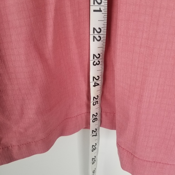 Tommy Bahama IslandZone Cool Max/Silk Blend Button Front Shirt Size S Salmon - Picture 3 of 13